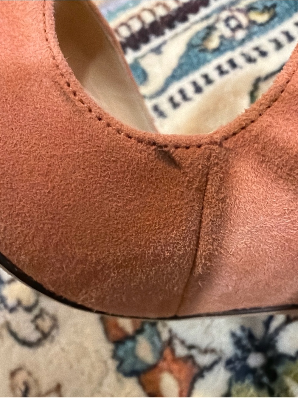 Jimmy Choo Women's Suede Ankle-Strap Sandals in Coral Emily 100 38.5 - Picture 10 of 13